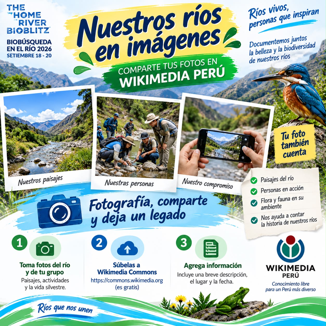 Biobúsqueda en el Río 2026